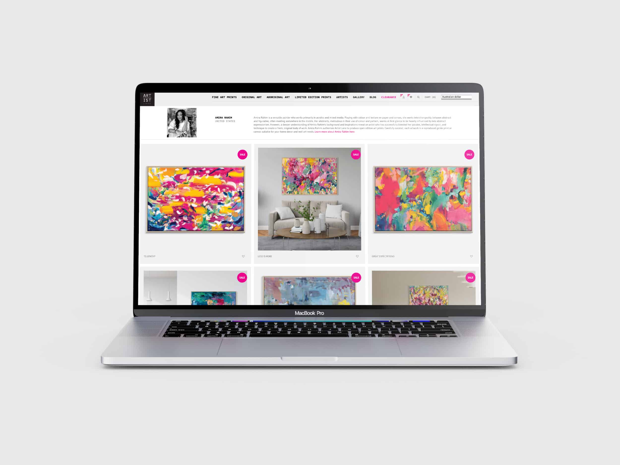 Creative Approach - Artist Lane - Custom Website Developers Melbourne