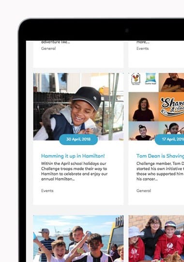 Challenge.org website development Melbourne