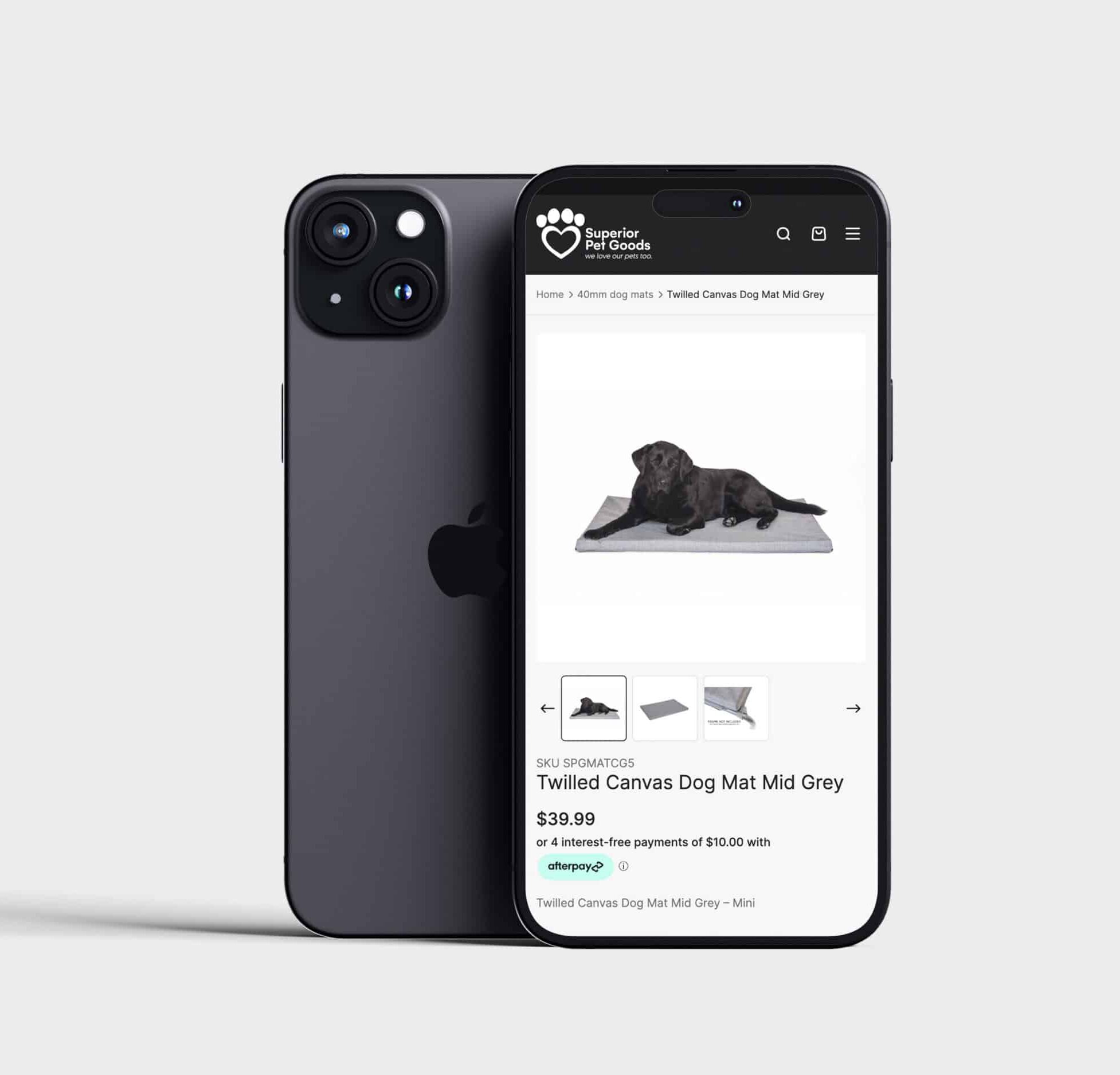 Creative Approach - Superior Pet Goods - Custom Website Developers Melbourne