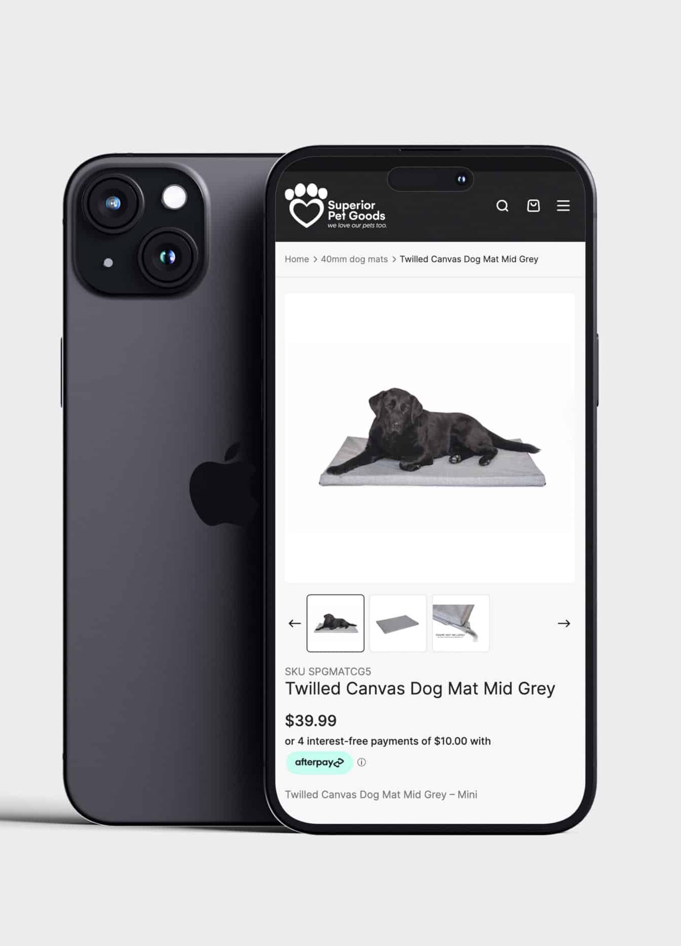 Creative Approach - Superior Pet Goods - Custom Website Developers Melbourne